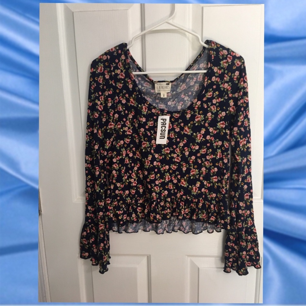 long sleeve floral shirt